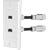 Dayton HDMI-WP2 Dual HDMI Wall Plate