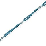 Double Strand Wood Bead Anklet