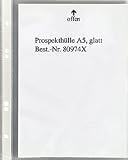 Zoom Produkt-Bild: 5 Star 80974X Prospekth&uuml;llen A5 glasklar oben 60my PP Inh.100