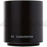 Pro-Optic 2x Tele-Converter for T Mount Lenses, Goes In-Between the Lens and the T Mount; it will NOT Mount onto Lenses with a Fixed Lens Mount.