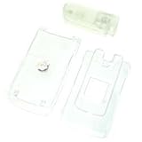 Sanyo Katana II 2 Translucent Clear Snap-On Crystal Case with Removable Belt Clip (NOT Compatible with 1st Generation Katana SCP-6600)