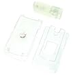Sanyo Katana II 2 Translucent Clear Snap-On Crystal Case with Removable Belt Clip (NOT Compatible with 1st Generation Katana SCP-6600)