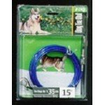Warren Pet Products 20ft Tie-Out Cable for Medium To Large Dogs