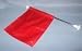Sharp Baton Red Single Flag Baton Set