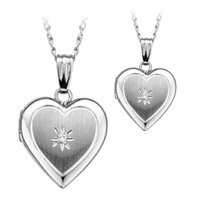 Mother and Daughter Diamond Accent Locket Set by Fred Meyer Jewelers
