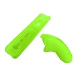 iBox - Green Silicon Case Cover Grip for Nintendo Wii MotionPlus Remote Control and Nunchuck
