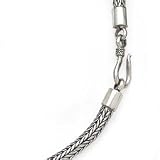 SILVER BALI NECKLACE 17" 4.5MM WITH HOOK CLASP