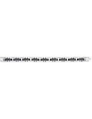 Stainless Steel Link Bracelet 08.50 Inch Black Immerse lating B407