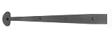 AHYBP - Acorn 12 Beam Cabinet Dummy Strap Hinge - Black Hand Forged Iron