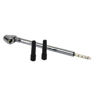Slime  2016-A 10-120 PSI Dual Head Gauge W/ Bonus Valve Extensions