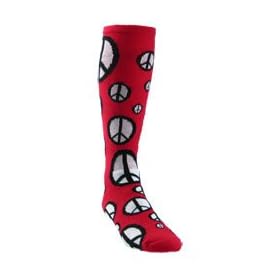 Red Lion Peace Knee High Socks