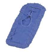 Carlisle Launderable Dust Mop Blue 5in x 24in 364882414
