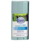 Toms of Maine Natural Deodorant Stick for Sensitive Skin, Bay Lime - 2.25 Oz