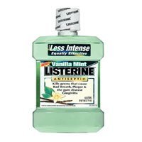 Listerine Antiseptic Mouthwash, Vanilla Mint 1.5 Liter - 6 pack