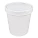 Chinet 71843 12 oz White Paper Food Container with Vented Paper Lid (Case of 250)