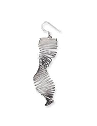 Sterling Silver Fancy Earrings QE4036"