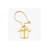 Los Angeles Dodgers Jersey Dangle Earrings - 14k Yellow Gold