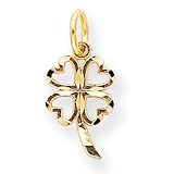 14k 4 Leaf Clover Charm