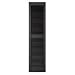 Mid-America 18 x 55 Black L2 Louvered Vinyl Exterior Shutters (Pair)