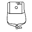 Cymed 9386300 9 Inch Transparent Urostomy Pouch with Plain Barrier Cut to Fit Up to 1.75 Inch Stoma - Box of 10