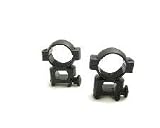 NcSTAR Scope Ring 1 WEAVER RING / BLACK / FLAT STUD-HIGH