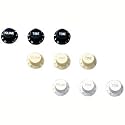 Fender Strat Knobs One Volume  Two Tone