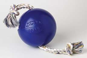 Horsemen S Pride Romp And Roll Ball Blue 4.5 Inch - 645 BL