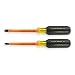 Klein Tool Screwdriver Set 2 Piece Insulated Cushion Grip