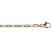 Jewelry : 18K Rose Gold Belly Chain, 2.2mm wide, Length: 31 IN