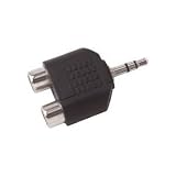 Adapter 3.5mm Stecker Stereo auf 2x Cinch Kupplung