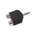 Adapter 3.5mm Stecker Stereo auf 2x Cinch Kupplung