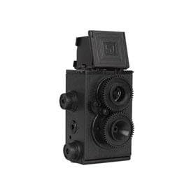 DIY Photography Lomo 35mm Dual-Lens/Twins Lens Camera - Black
