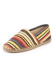 Slip-On Striped Espadrilles