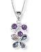  : BOMA ABALONE AMETHYST BUTTERFLY NECKLACE