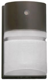 Hubbell Outdoor NRG204BPC 42-watt CFL Decorative Wallpack with Photo Control and Lamp, 120-volt, Bronze
