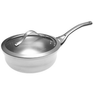 Calphalon Contemporary Stainless-Steel 2-Quart Chef's Pan with Glass Lid