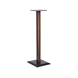 1 Pair of 36 Stands for Small Bookshelf Speakers in Mocha and Black