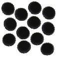 Black Bottle Caps (Approximately 144 Caps) for Crafts, Homebrew, or Jewelry