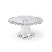 Medium Pedestal Cake Plate with Ball Rim
