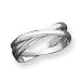 Sterling Silver Triple Intertwining Ring