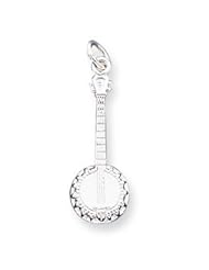 Sterling Silver Banjo Charm