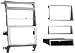 Metra 99-7335S Single or Double DIN Installation Dash Kit for 2007-2009 Hyundai Veracruz with Automatic Climate Control Only (Silver) (Silver)