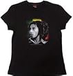 BOB MARLEY - Away - Black Girls T-shirt (Girlie / Babydoll)