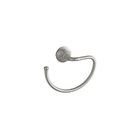  KOHLER K-11277-BN Forte traditional Towel Ring, Vibrant Brushed Nickel