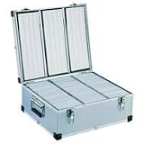 Review Neo Media CD400 / Neo Media Aluminium CD or DVD Storage Box with sleeves holds upto 420 disks