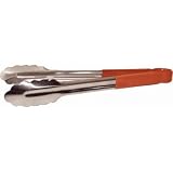 Colour Coded Serving Tong Red Handle. Size: 290mm.