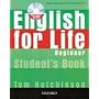 English for Life Beginner: Beginner: Student's Book with MultiROM Pack