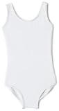 21bzITjsivL. SL160  Girls Leotards    Capezio Girls 2 6x Tank Leotard,White,S (4 6)