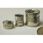 Dollhouse Food Tins in Pewter by Warwick Miniatures
