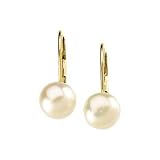 14K Yellow Gold Fresh Water Cultured Pearl Earrings